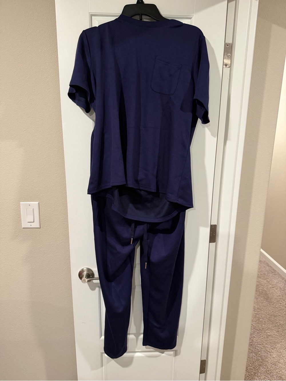 Women’s Navy Blue Set - Comfortable Two-Piece outfit